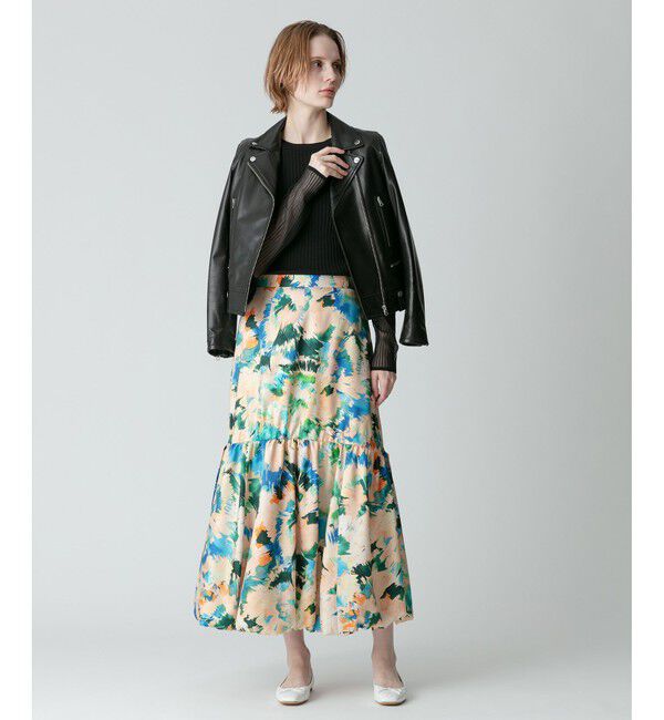 allureville「スイサイフラワーキリカエバルーンスカート」|スカート|