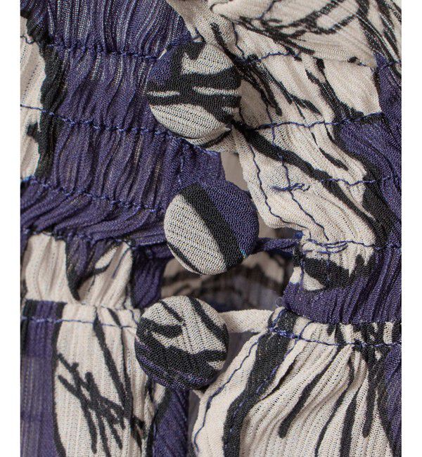 allureville「楊柳シアーフラワープリントワンピース」|ワンピース|