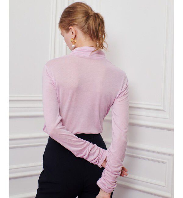 LOULOU WILLOUGHBY「【LOULOU WILLOUGHBY】シルクジャージプルオーバー」|Tシャツ・カットソー|