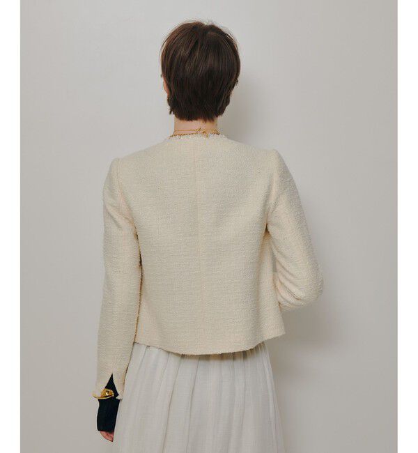 allureville「ツィードノーカラージャケット」|ノーカラージャケット|