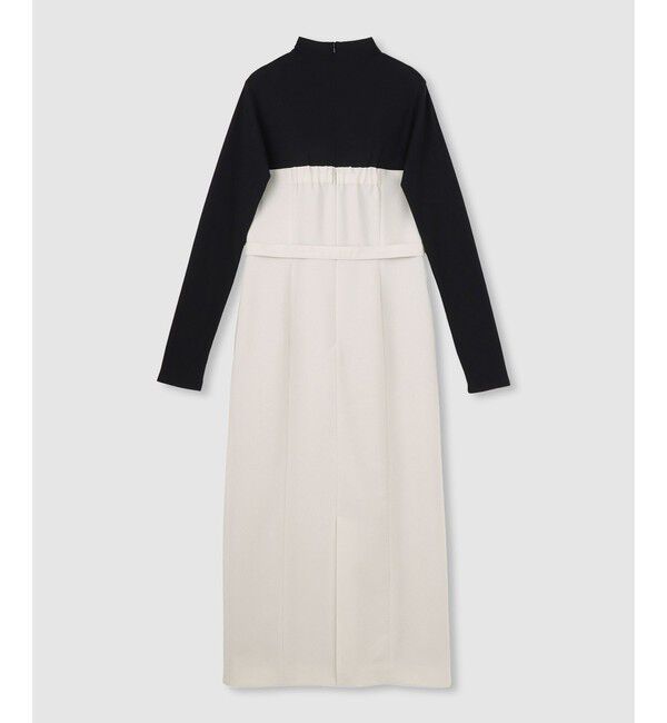 allureville「スラブオックステレココンビワンピース」|ワンピース|