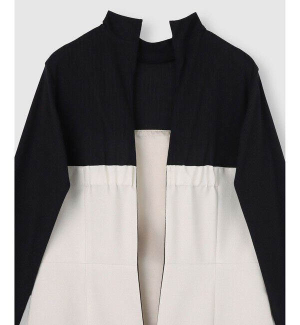 allureville「スラブオックステレココンビワンピース」|ワンピース|