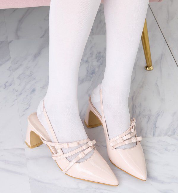  「リボンヒールミュール」|その他|