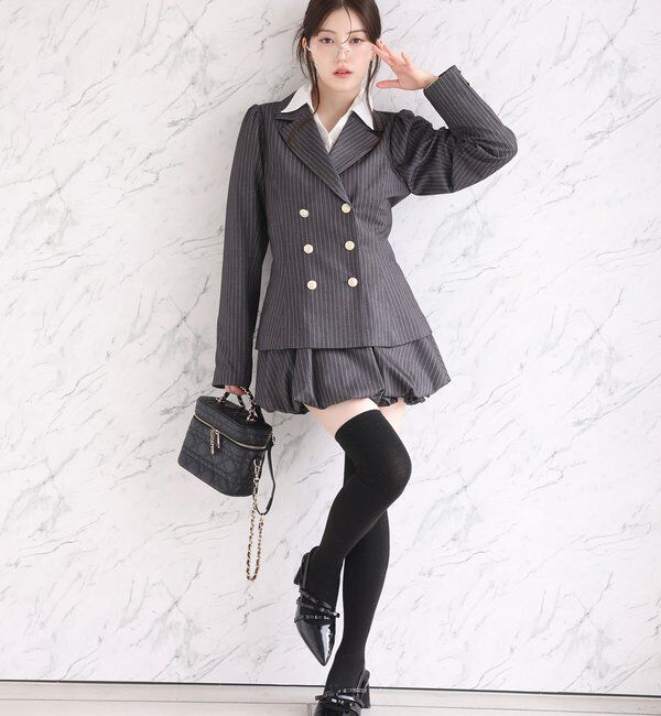  「【premiumorder】バルーンミニスカート／サイズ展開あり」|スカート|