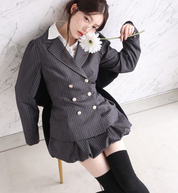  「【premiumorder】バルーンミニスカート／サイズ展開あり」|スカート|