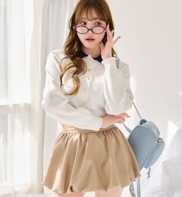  「【premiumorder】バルーンミニスカート／サイズ展開あり」|スカート|