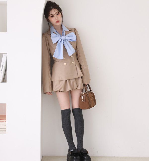  「【premiumorder】バルーンミニスカート／サイズ展開あり」|スカート|