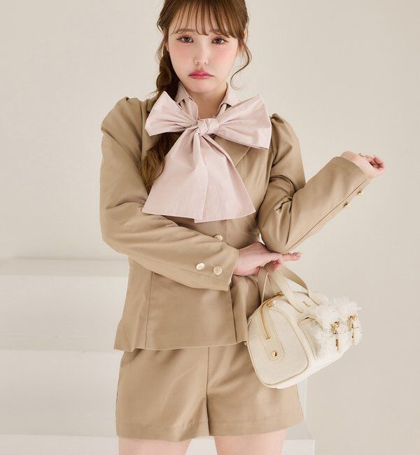  「【premiumorder】チュールポケットミニボストンバッグ」|ショルダー・メッセンジャー|