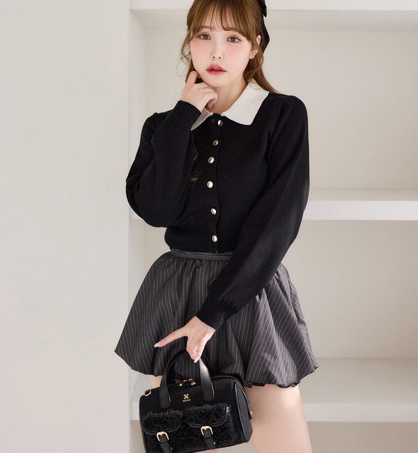  「【premiumorder】チュールポケットミニボストンバッグ」|ショルダー・メッセンジャー|