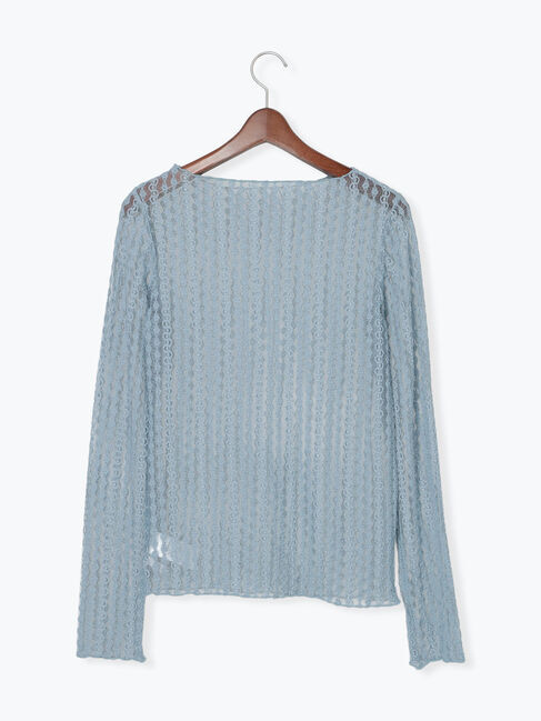 Te chichi「ストレッチレーストップス《2026 spring catalog item》」|Tシャツ・カットソー|