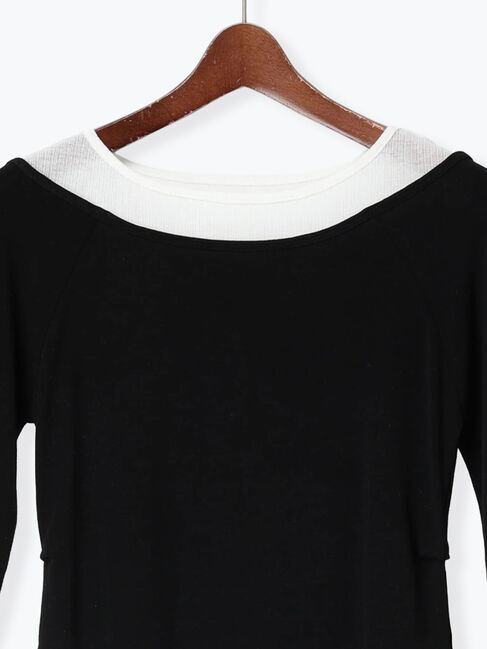 Te chichi「レイヤードテレコトップス」|Tシャツ・カットソー|