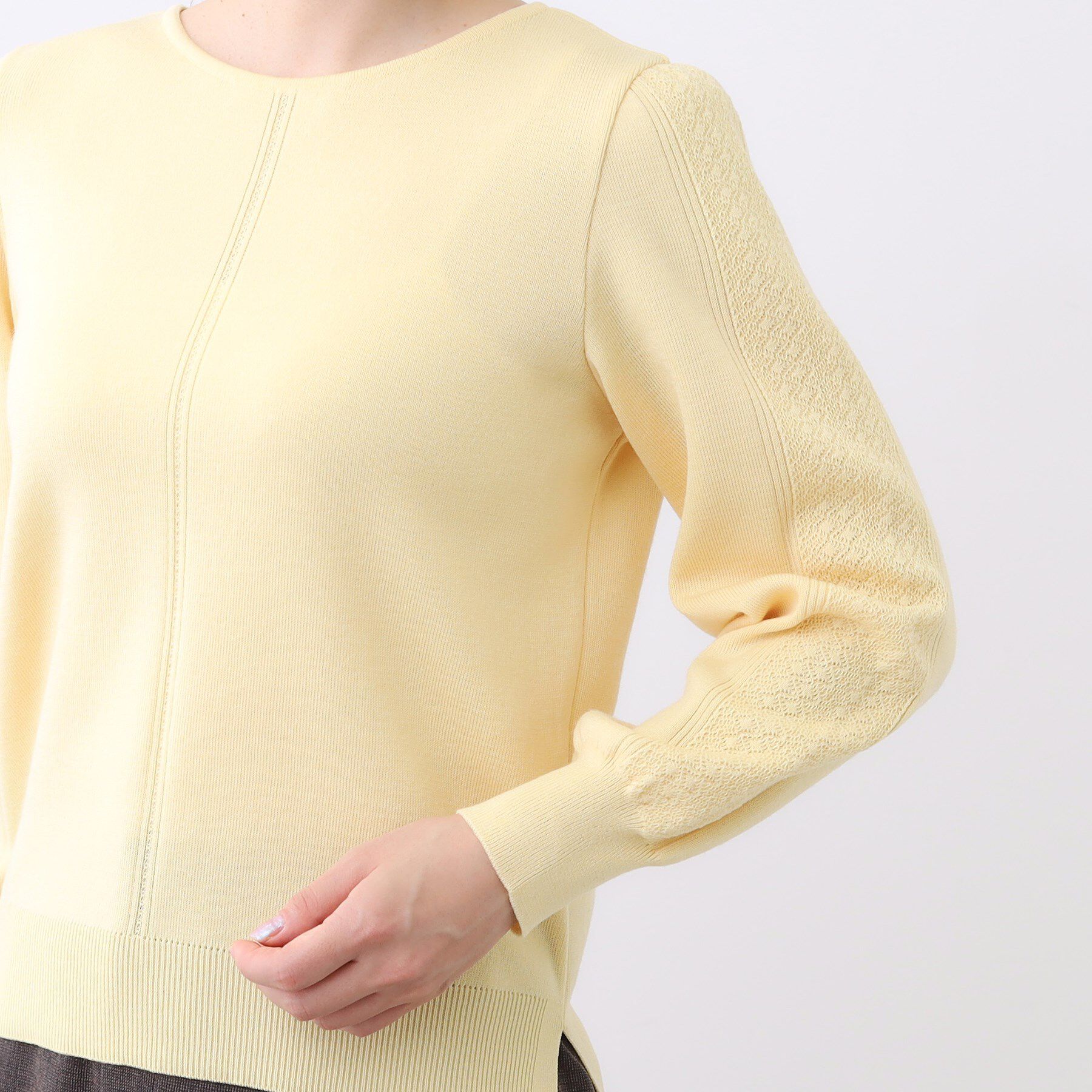 Reflect「【選べる8色／スカートにもパンツにも◎】ウール混ボートネックニット」|ニット・セーター|