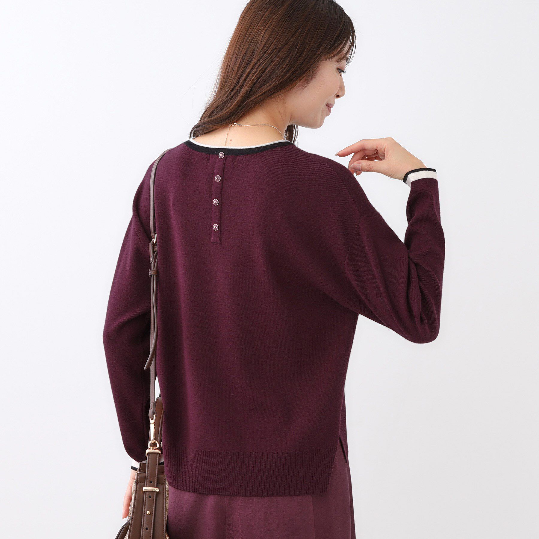 Reflect「【WEB先行カラーあり／セットアップ可】ゆったりフォルムニット」|ニット・セーター|