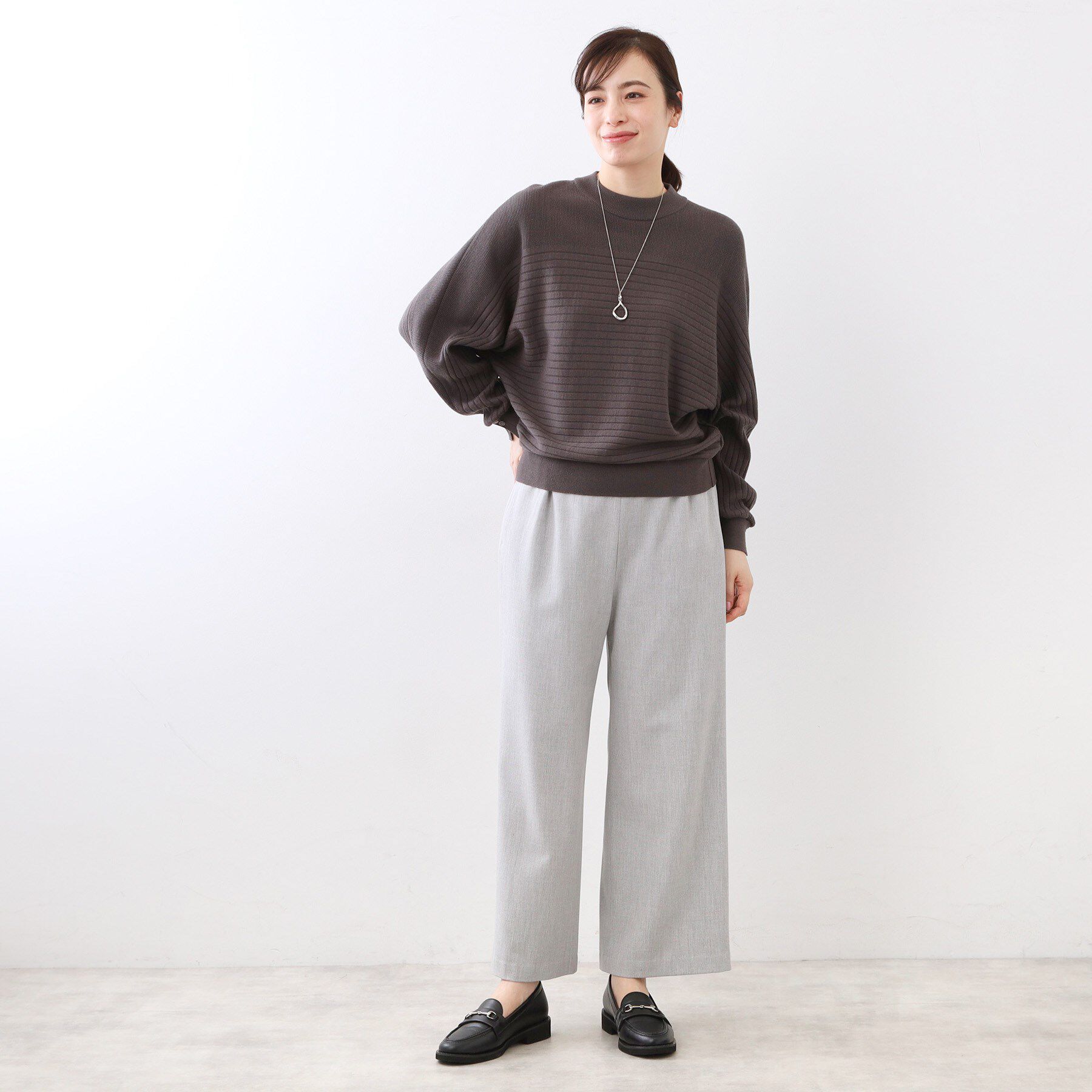 Reflect「【ウエスト総ゴム】ワイドストレートパンツ」|その他|