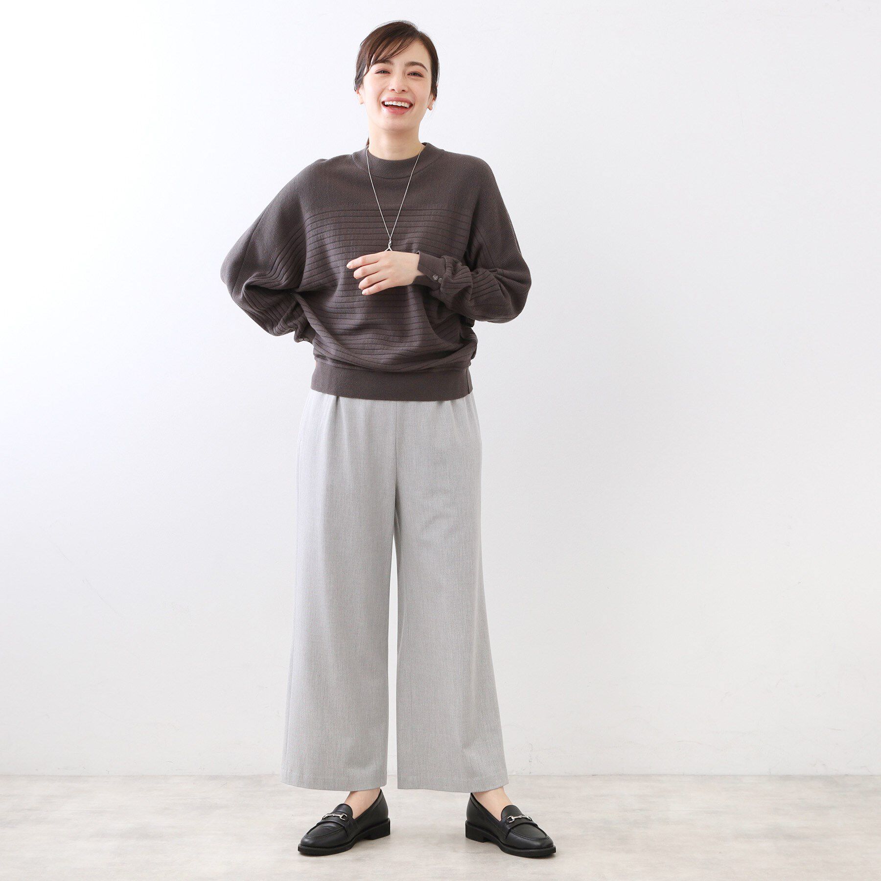 Reflect「【ウエスト総ゴム】ワイドストレートパンツ」|その他|