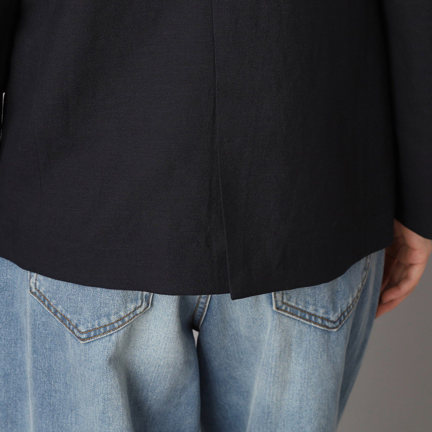 DRESSTERIOR「【セットアップ】リネン混ダブルブレストジャケット」|テーラードジャケット|