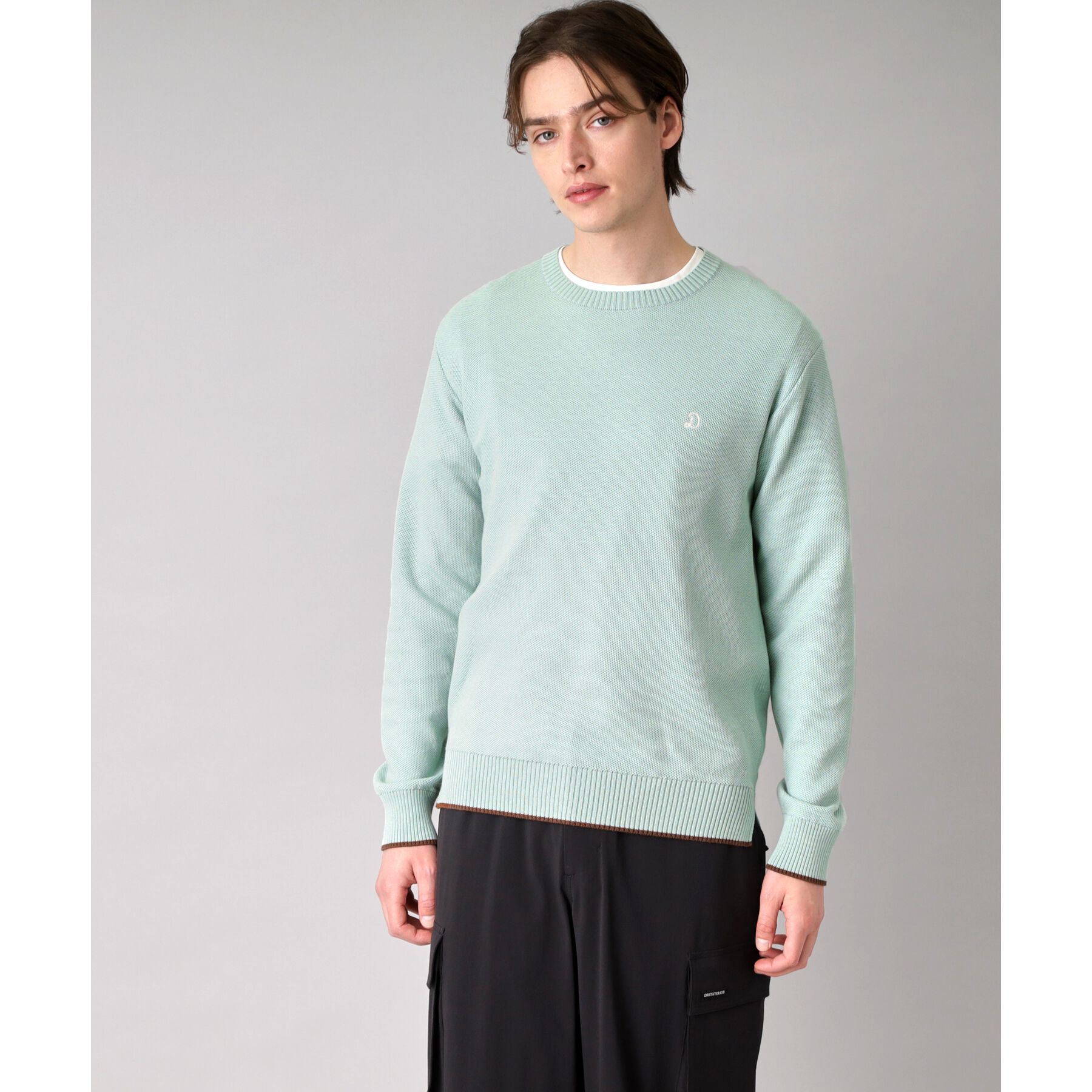 DRESSTERIOR「鹿の子クルーネックニット」|ニット・セーター|