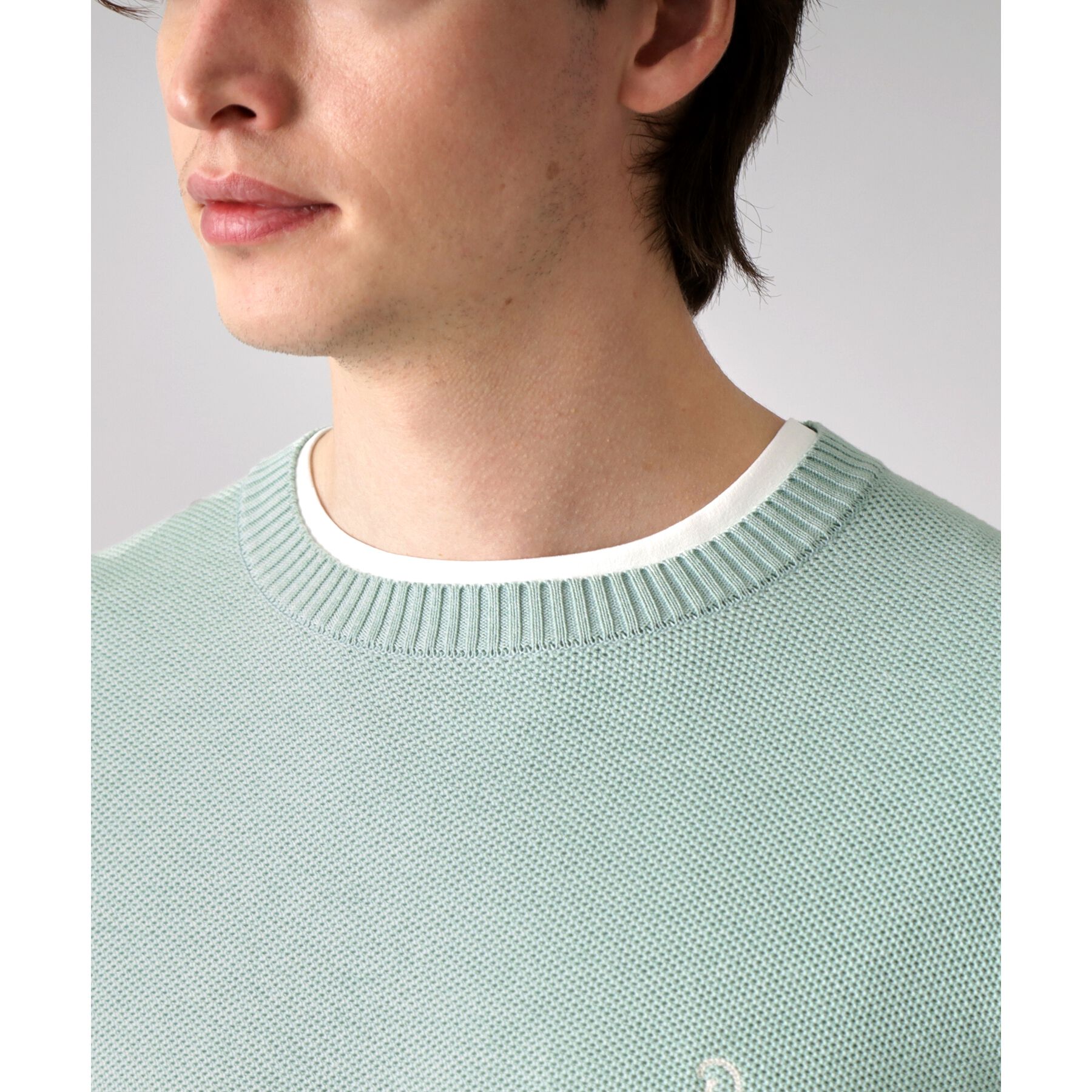 DRESSTERIOR「鹿の子クルーネックニット」|ニット・セーター|