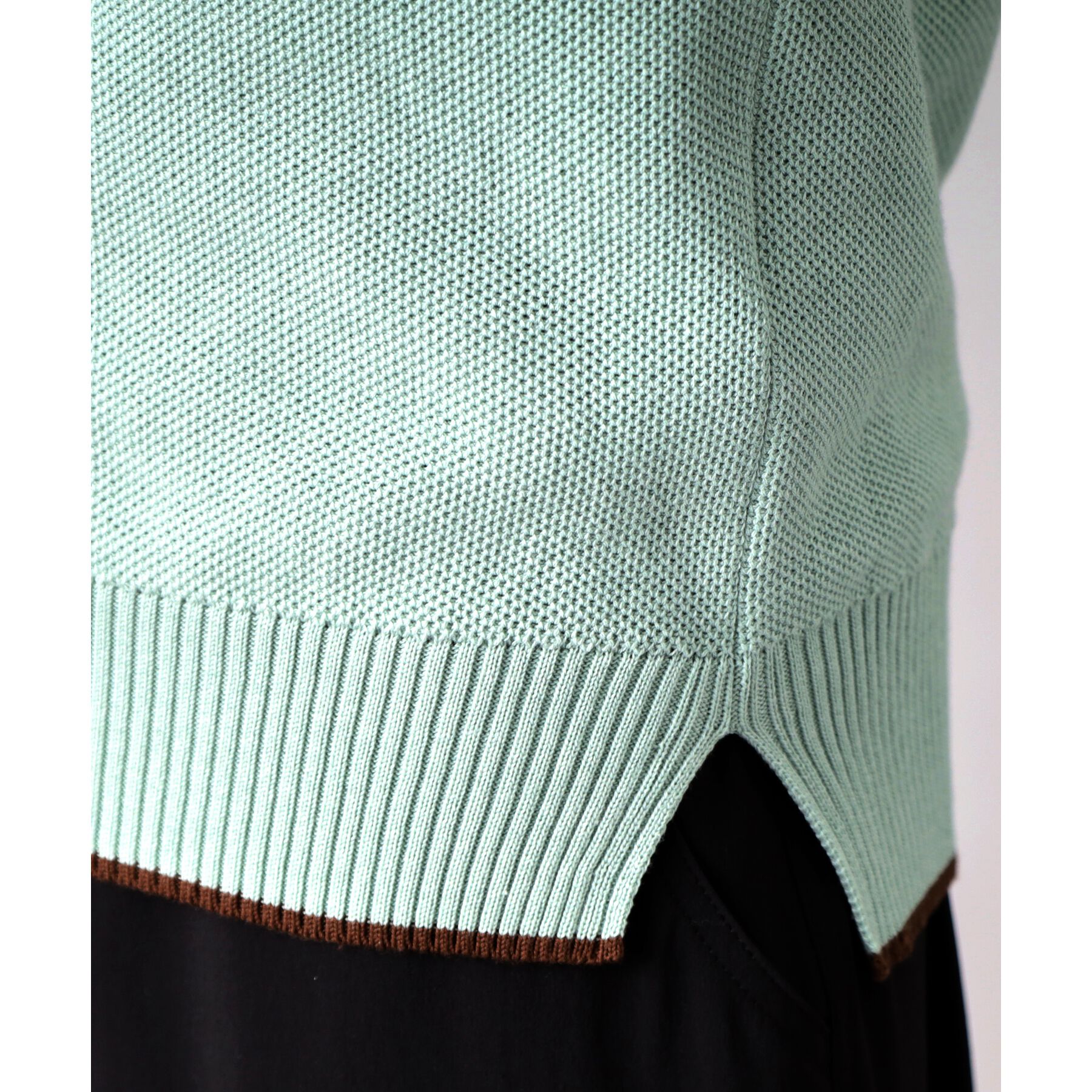 DRESSTERIOR「鹿の子クルーネックニット」|ニット・セーター|