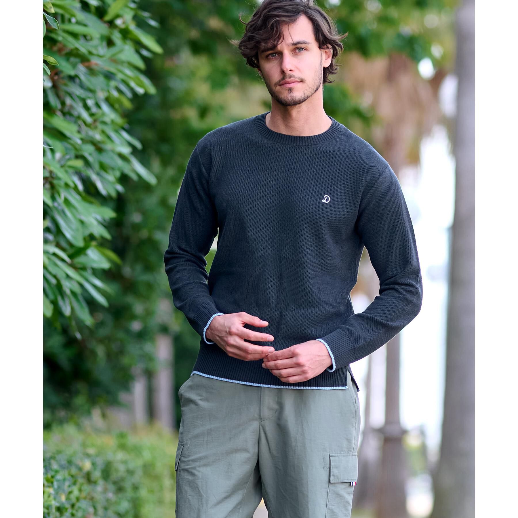 DRESSTERIOR「鹿の子クルーネックニット」|ニット・セーター|