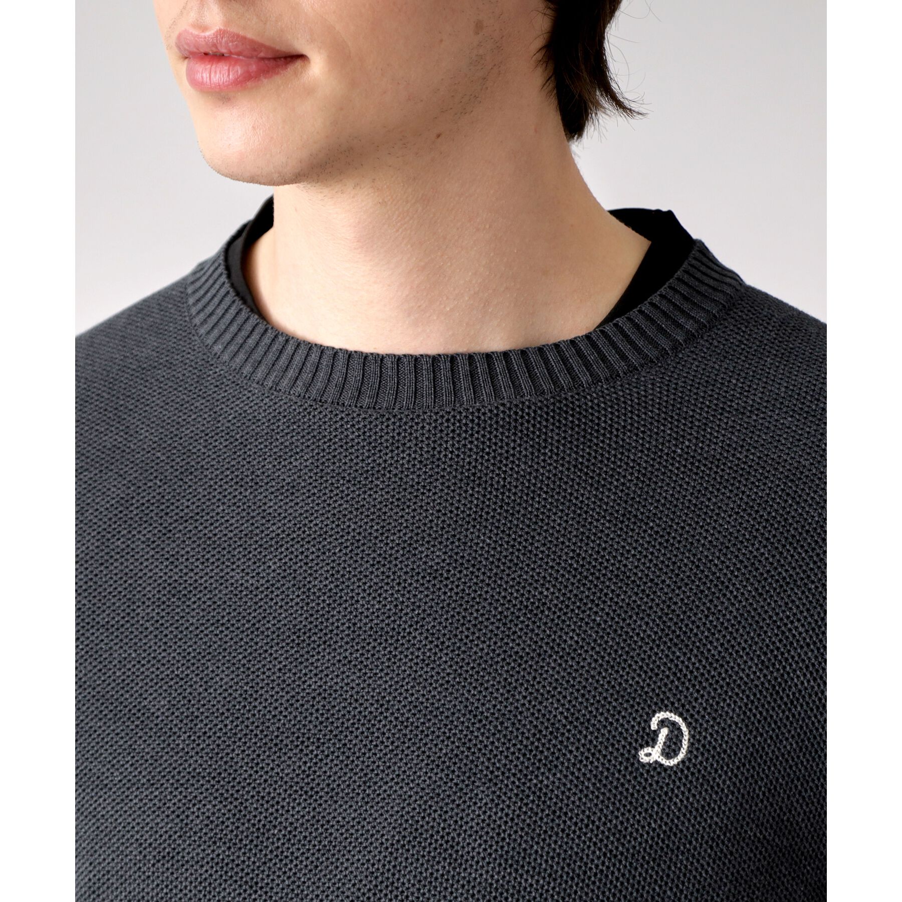 DRESSTERIOR「鹿の子クルーネックニット」|ニット・セーター|