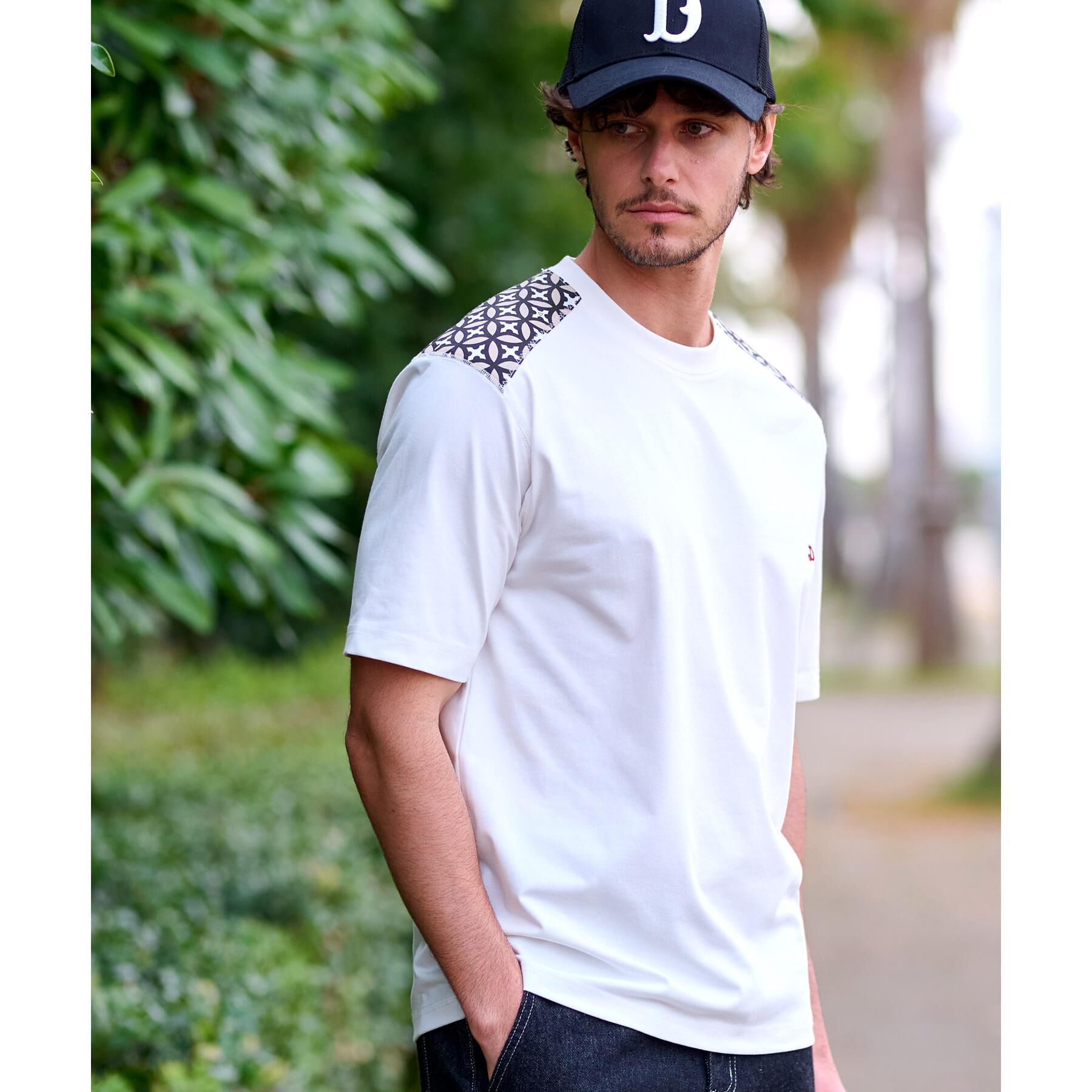 DRESSTERIOR「【接触冷感/UVカット】BACK BREEZE TECH ハーフスリーブTシャツ」|Tシャツ・カットソー|