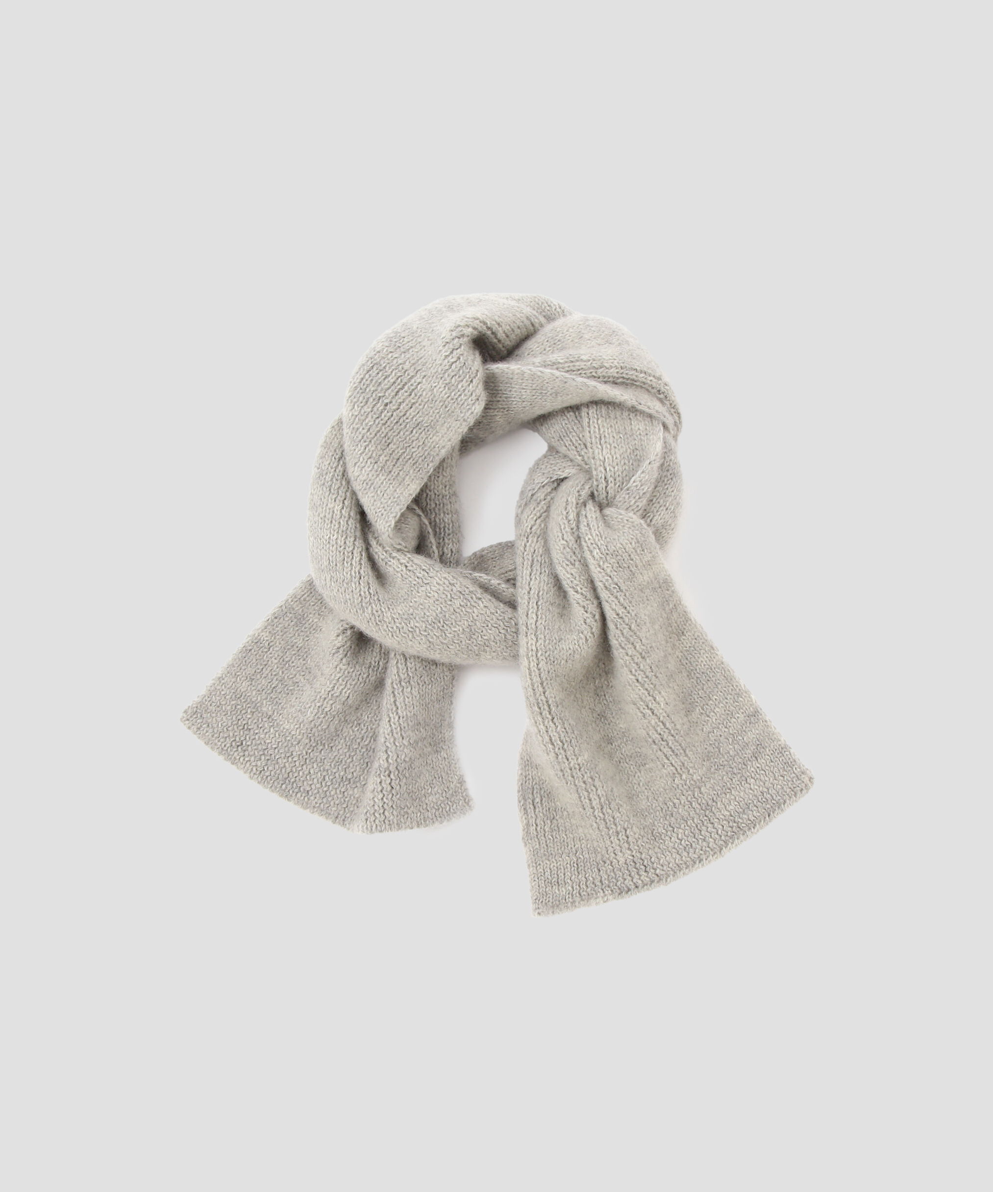 MHL.「MHL BRUSHED SCARF」|バンダナ・スカーフ|LIGHT GREY1