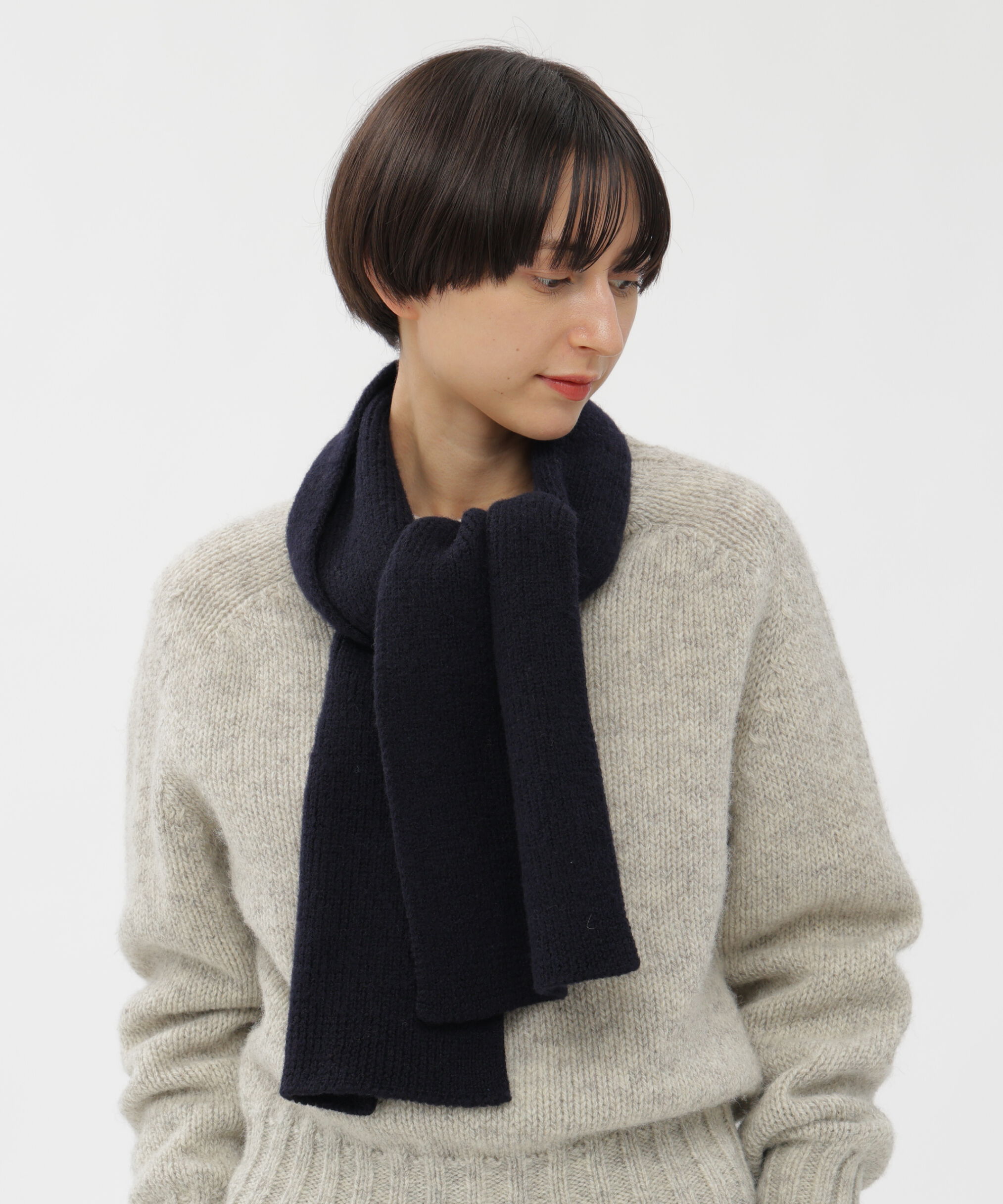 MHL.「MHL BRUSHED SCARF」|バンダナ・スカーフ|