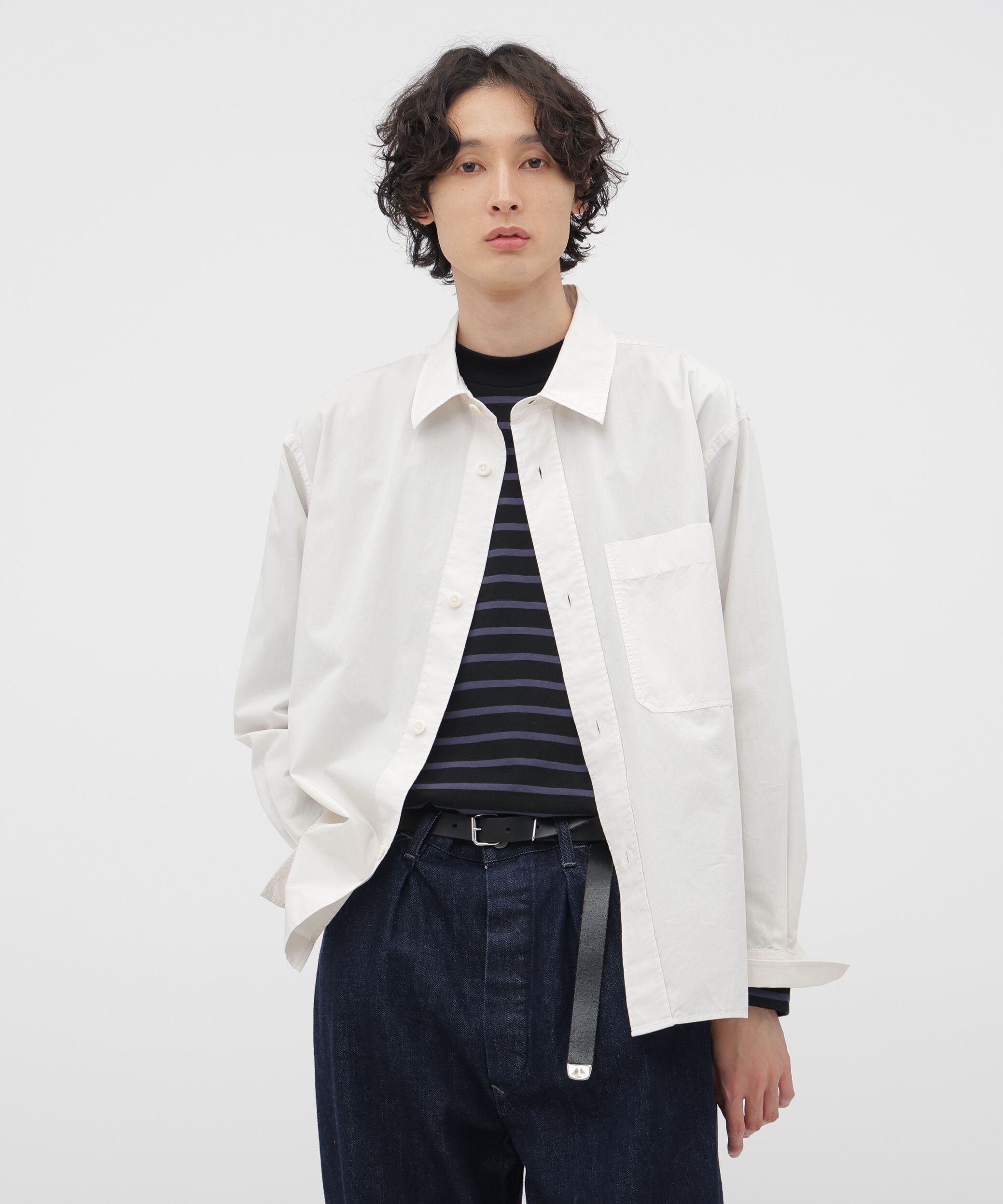 MHL.「COMPACT COTTON POPLIN SHIRT」|シャツ・ブラウス|ECRU2