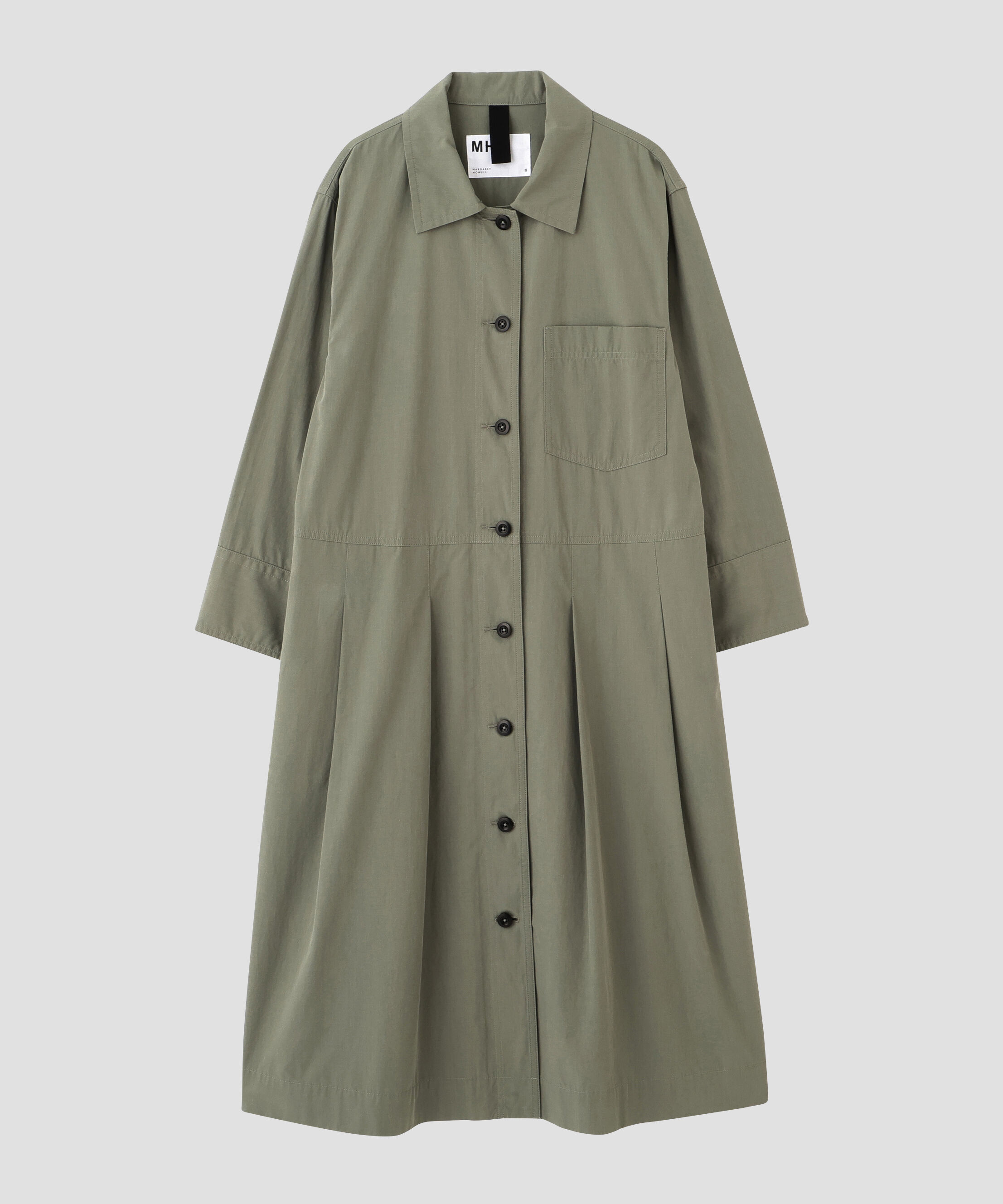 MHL.「COTTON CUPRA PLAINWEAVE DRESS」|ワンピース|