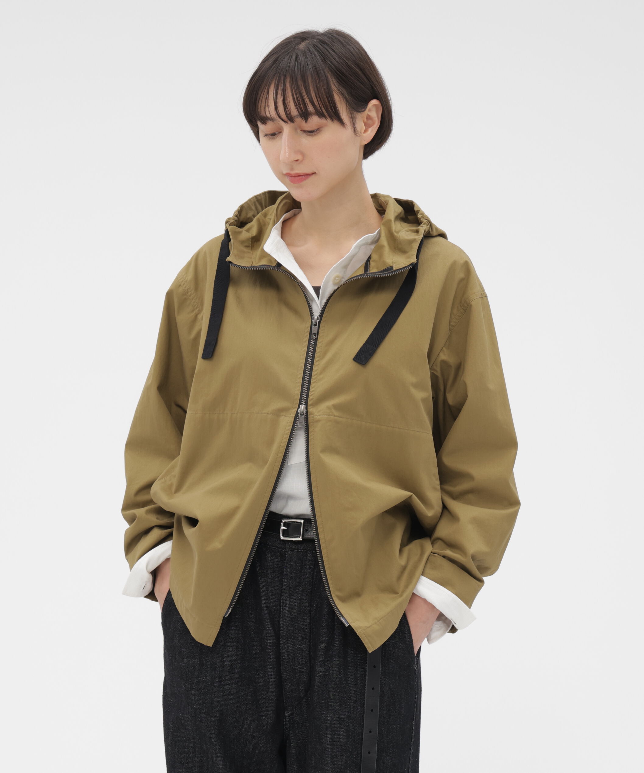 MHL.「WASHED SLUB COTTON TWILL BLOUSON」|ブルゾン・スタジャン|KHAKI