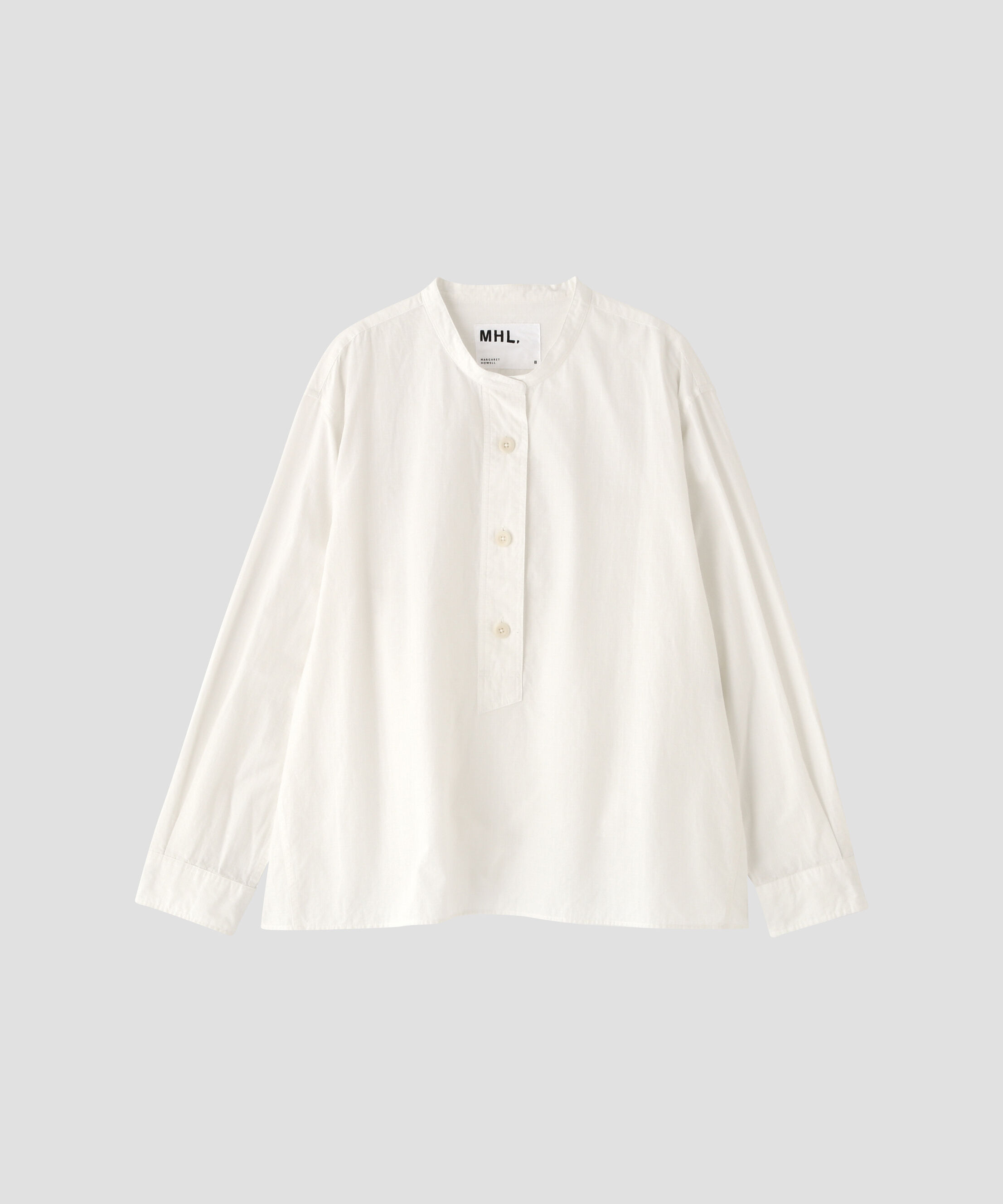 MHL.「TINY GINGHAM COTTON SHIRT」|シャツ・ブラウス|