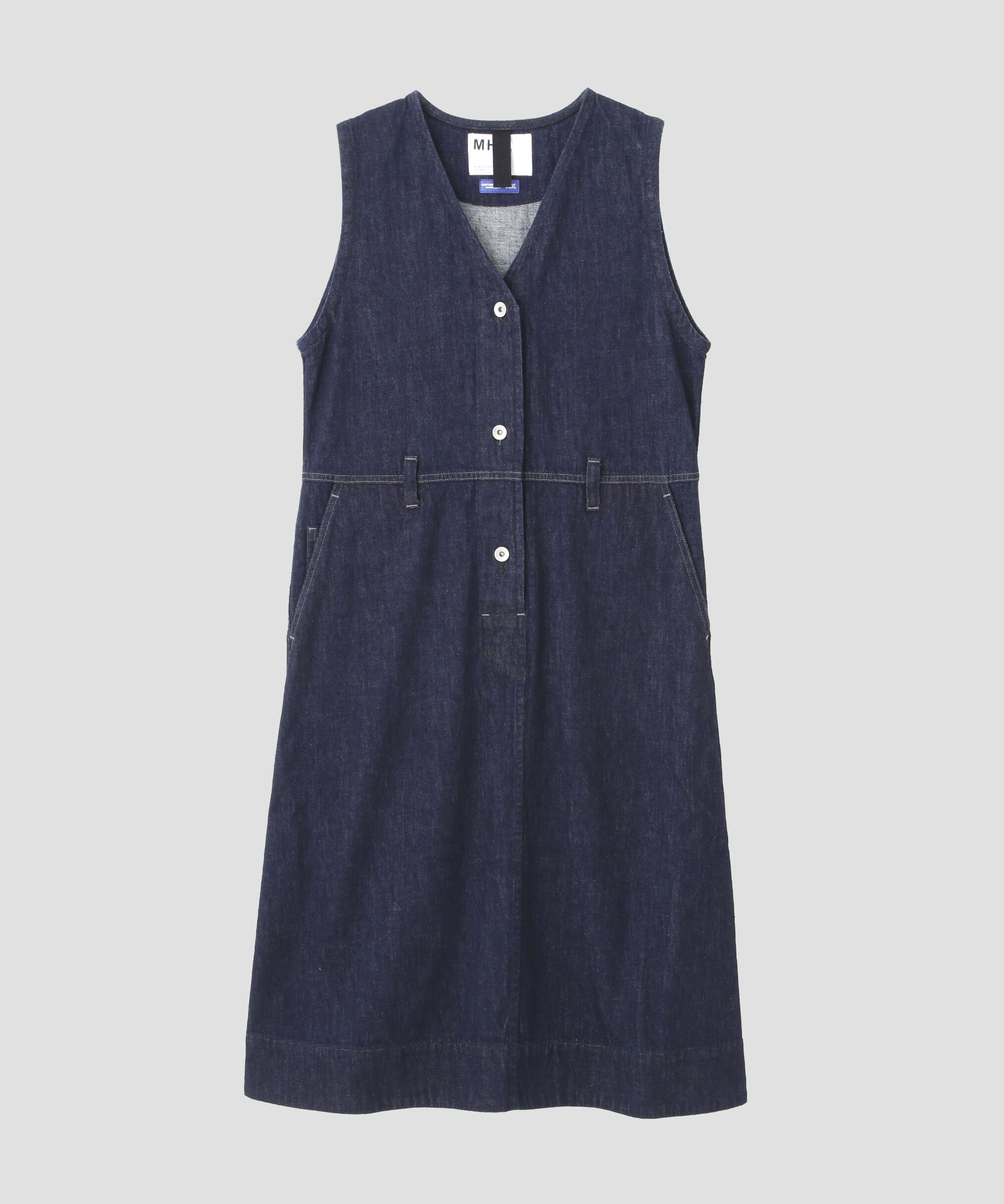 MHL.「CANTON LIGHT DENIM DRESS」|ワンピース|