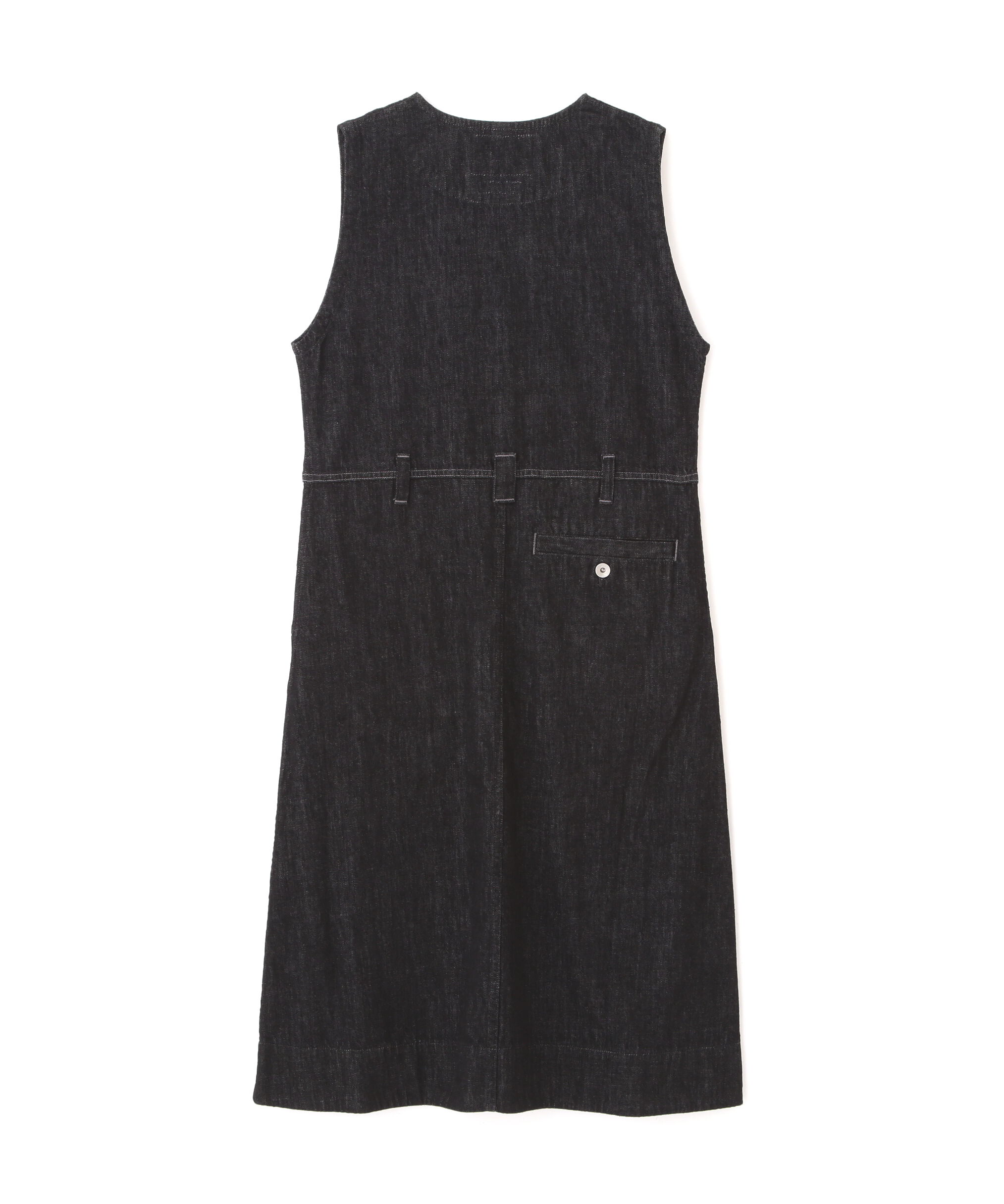 MHL.「CANTON BLACK LIGHT DENIM DRESS」|ワンピース|