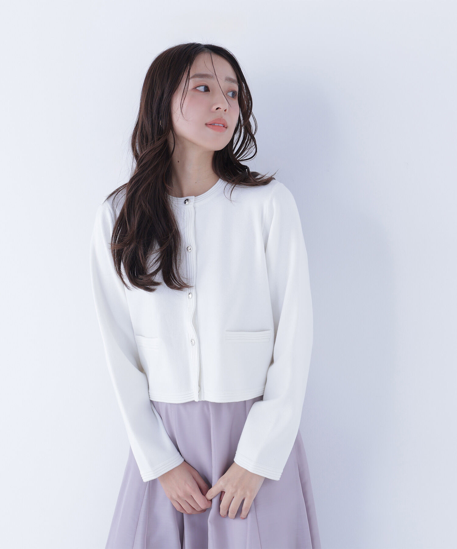  「シルクブレンドカーディガン」|ニット・セーター|