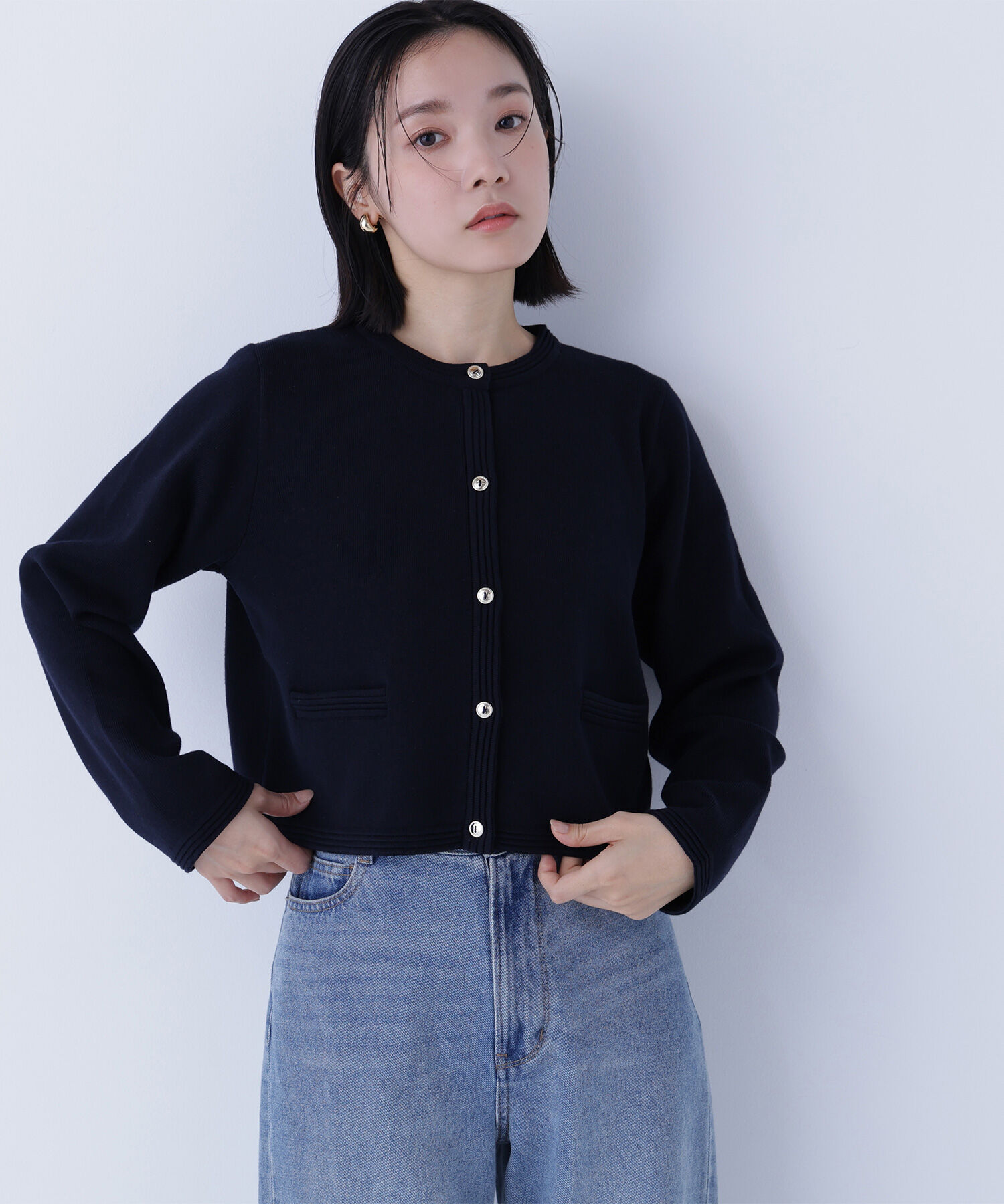  「シルクブレンドカーディガン」|ニット・セーター|