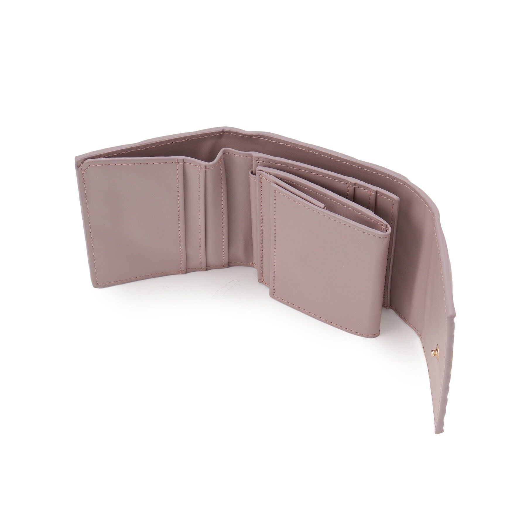 Ober Tashe「【新生活・新学期】キルティング ボックスコイン三つ折り財布 ミニ財布 ミニウォレット」|財布|