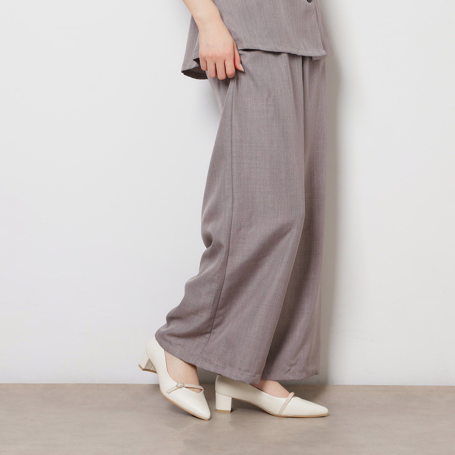 ESPERANZA「ベルトポインテッドパンプス」|パンプス|