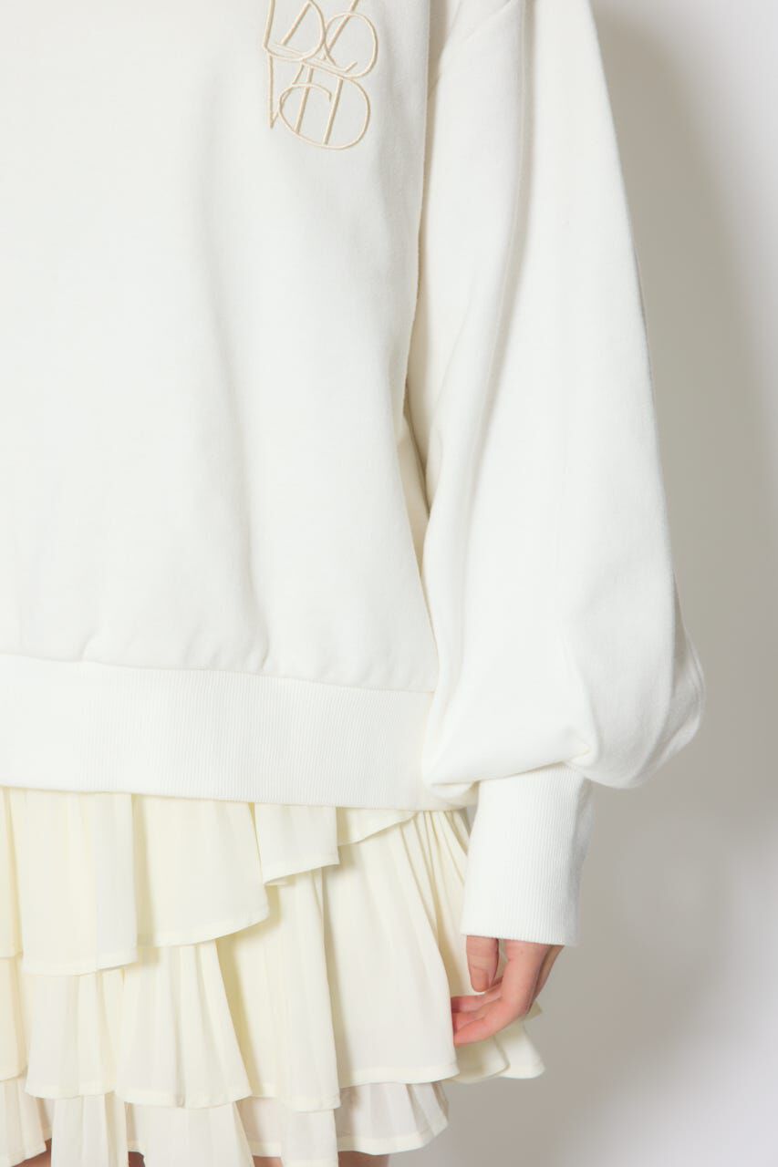 rienda「バックレースアップスウェットトップス」|Tシャツ・カットソー|