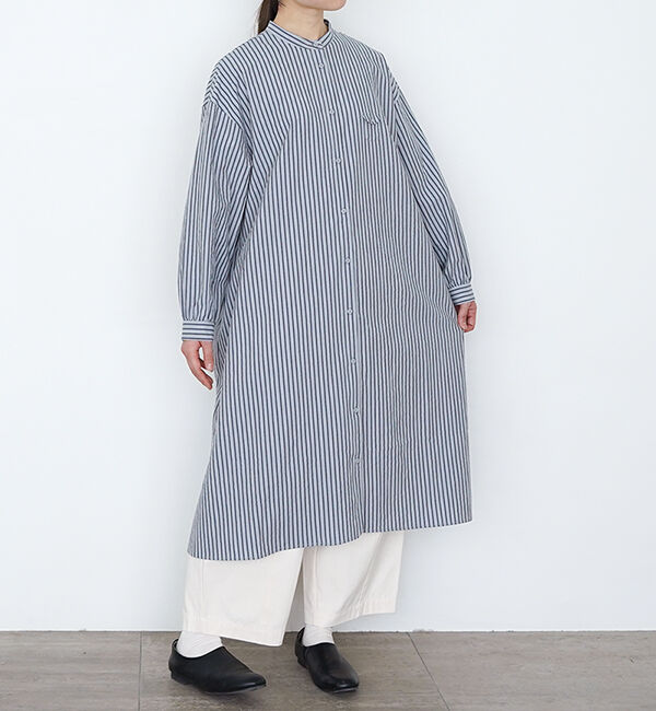 休日と詩「小さなポケットのロングシャツ」|シャツ・ブラウス|