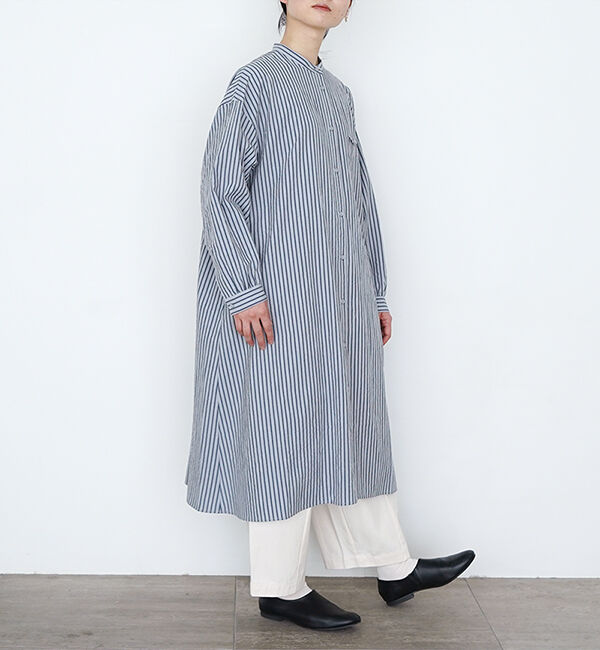 休日と詩「小さなポケットのロングシャツ」|シャツ・ブラウス|