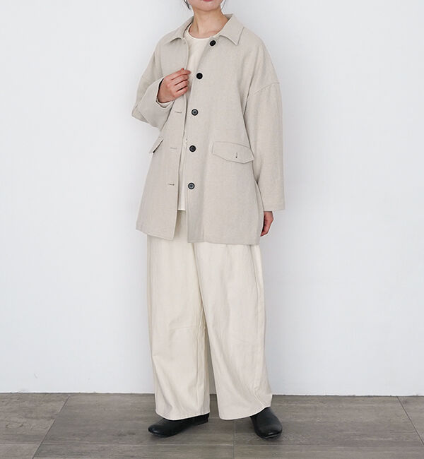 休日と詩「Tomorrow's Clouds」|ステンカラーコート|