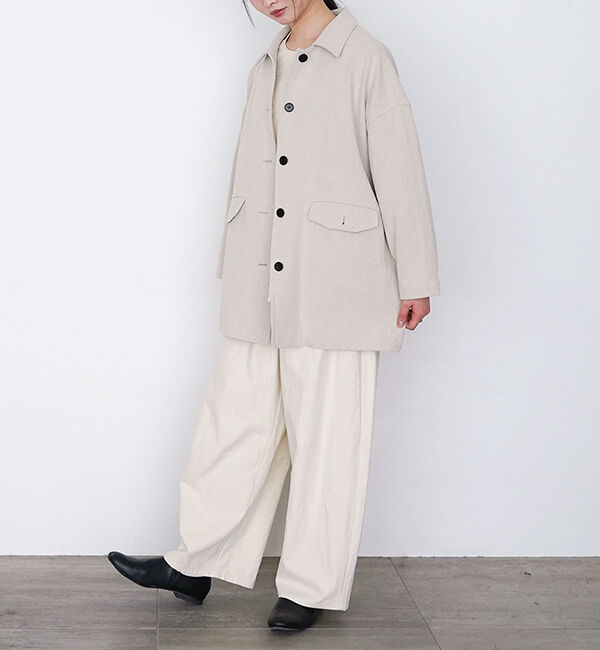 休日と詩「Tomorrow's Clouds」|ステンカラーコート|