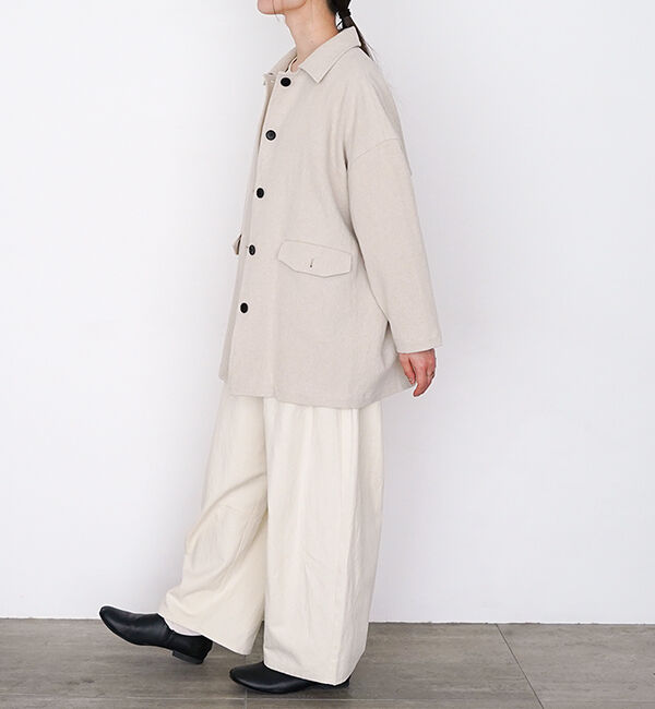 休日と詩「Tomorrow's Clouds」|ステンカラーコート|