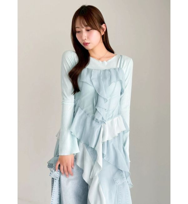 dazzlin「シアーカットソー」|Tシャツ・カットソー|