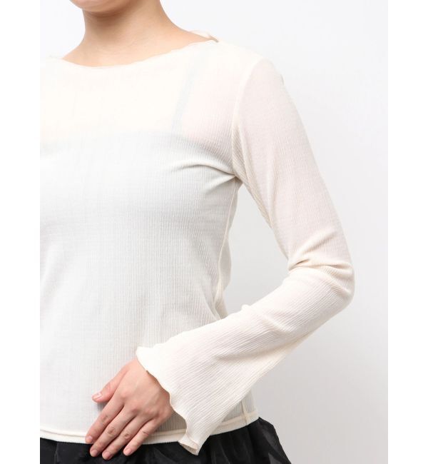 dazzlin「シアーカットソー」|Tシャツ・カットソー|