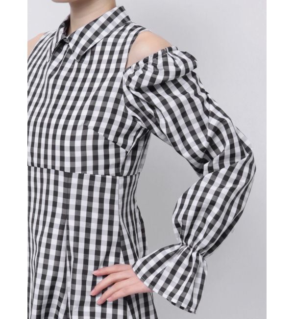 MERCURYDUO「2WAYトランスフォームシャツワンピース」|ワンピース|