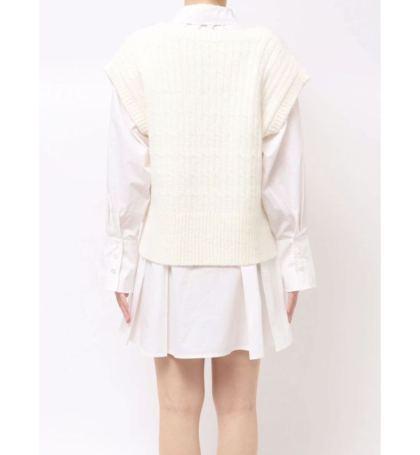 MERCURYDUO「U.S. POLO ASSN.別注 ベストセットシャツミニワンピース」|ワンピース|