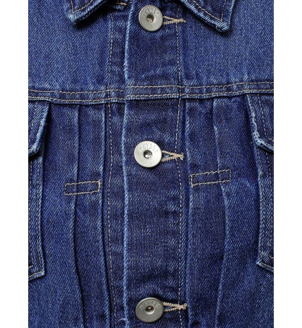 GYDA「ダメージSOFTデニムGジャン」|ブルゾン・スタジャン|