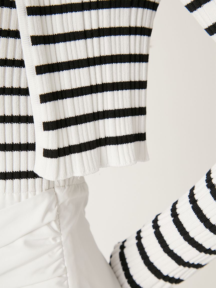 FRAY I.D「ポケットディテールクロップドリブカーディガン」|カーディガン|